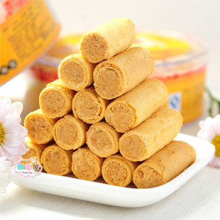  清仓 糖糖屋零食/进口食品香记金牌原味肉松蛋卷皇糕点280 (320)g