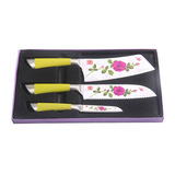 百年厨房刀具蔷薇刀韩国三件套