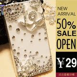 批发 苹果4代 iphone4 htc 山茶花 手机套 手机壳 外壳 水钻 4s