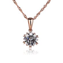 #独畅团# k金饰品 镶嵌施华洛世奇宝石项链 正品吊坠 包邮 女