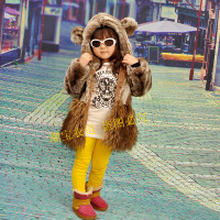 女童<em>外套</em>冬款<em>儿童</em>童装<em>皮草</em>中长韩版真<em>獭兔毛</em>可