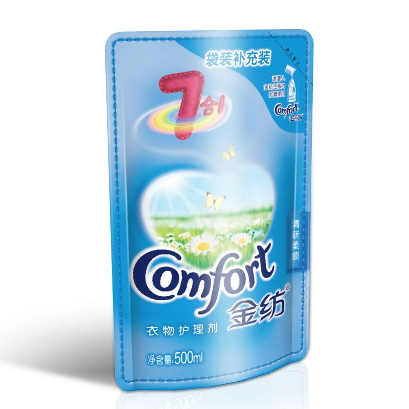 【天猫超市】 金纺 清新柔顺温和清香柔顺剂 0.5L/袋