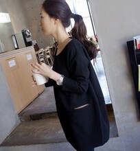 春夏装新款韩版孕妇装春装 时尚孕妇裙连衣裙子春<span class=H>秋装</span> 孕妇上衣长