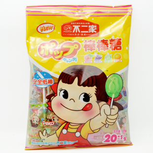  5包免邮 不二家棒棒糖 (4口味混装水果味棒棒糖)125(150)g 20支装