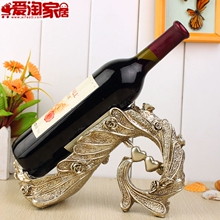 欧式红酒架 创意树脂红酒架 一箭穿心葡萄酒架 酒柜装饰 三色可选