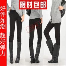 包邮2012春季新款 哥弟面料松紧腰弹力大码小脚铅笔裤打底女裤子