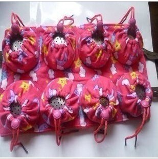 自制八连不锈钢随身灸八联加姜片艾灸罐温灸盒