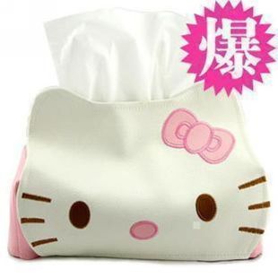 Variety of/Hello Kitty leather tissue paper tissue/paper towel tube tissue box paper holder paper towel