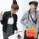 2010新款秋装外套 0.4新品女装立领个性机车款拉链<span class=H>小外套</span> EW137