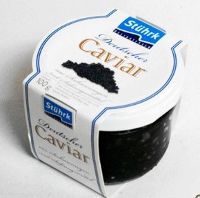  调味品鱼籽酱 德国寿司鱼子酱(黑色)100g(法国餐三大美食之一)