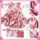新年礼物&hearts韩版古典宫廷玫瑰丝绸睡衣 家居服 礼品