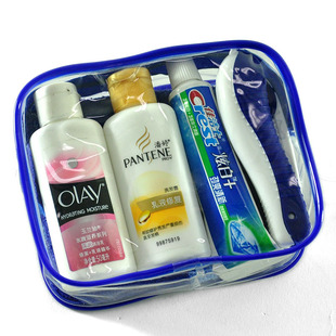  欣云 旅游出差必备洗漱包 旅行用品透明便携式防水洗漱包套装 QY