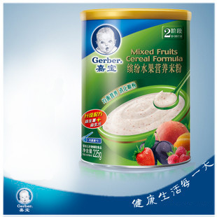  嘉宝米粉2段：缤纷水果新包装 2月新日期 江浙沪皖拼箱12个包