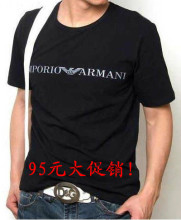 ר��Ʒ�ʰ�����Armani Բ����䴿��T�����泱�����д���������װ