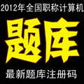 2012年全国计算机职称考试题库光盘软件 internet应用注册码 速成