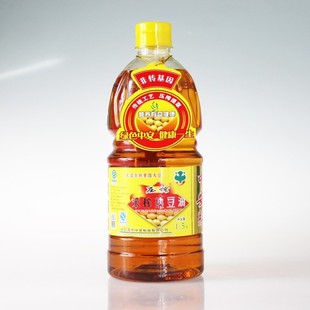  中安笨榨豆油 黑龙江特产 非转基因 大豆压榨食用油1.5L