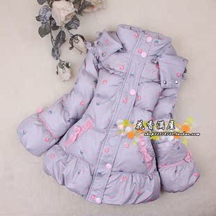  新款反季【两件包邮】专柜正品女童短款儿童羽绒服X075