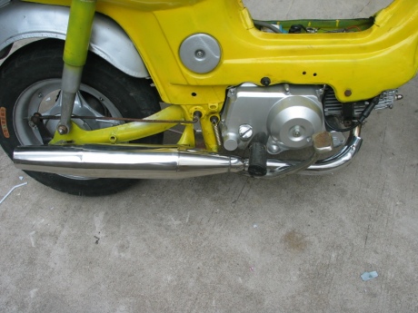 金城70 50 JC70 不锈纲 排气管。 不需改装 直