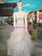 实物婚纱礼服米白色F80-100款