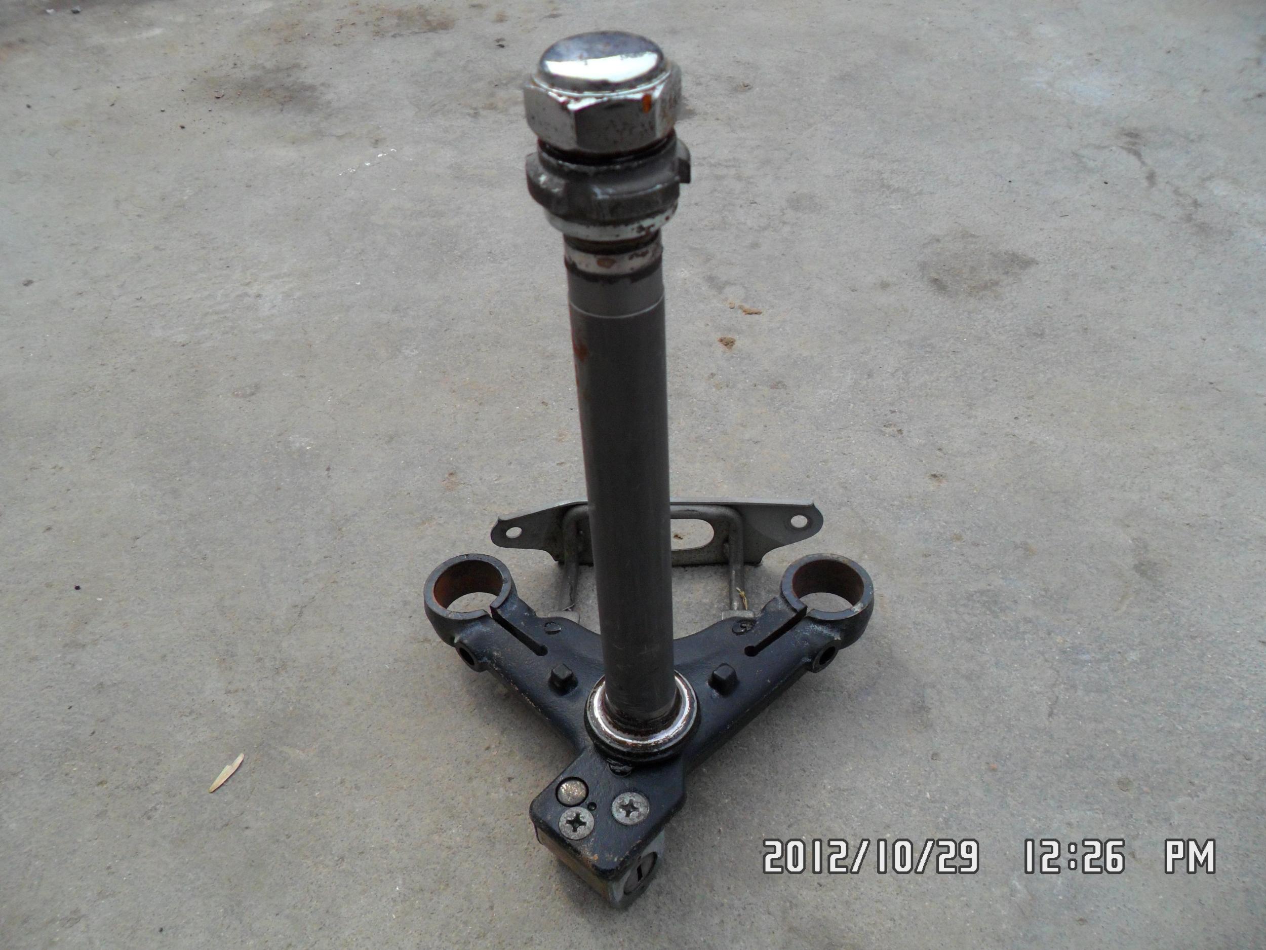 二手摩托车进口本田鹰仔WIN100原车方向柱|一