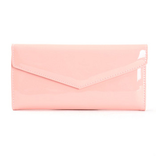 韩版可爱亮皮卡包...