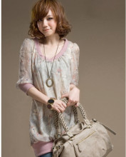 2010秋装<span class=H>春装</span>新品女装新款衣服季末清仓折5满百包邮韩版潮T恤724