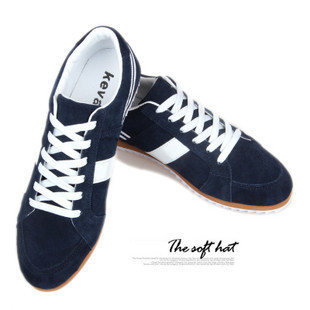  陈冠希新款特价韩版春季潮流男鞋时尚平底板鞋圆头系带休闲鞋