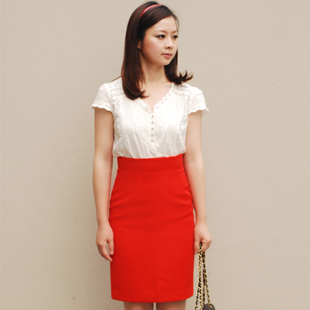 TAW 原创品牌欧美复古高腰群修身型包臀群大