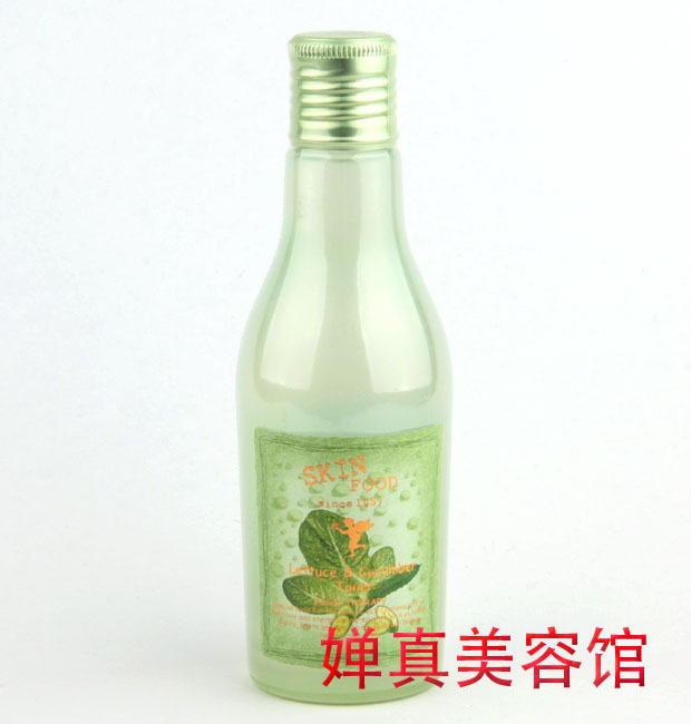 代购正品Skin Food 生菜黄瓜水份柔肤水 萵苣黃瓜水)现货限购2瓶