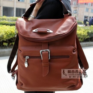  新款女包双肩包斜跨多功能背包真皮牛皮 书包韩版旅行包特价