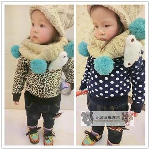 2013新款秋冬款 宝宝<em>双面绒</em> 加厚<em>毛衣</em> 线衫 时