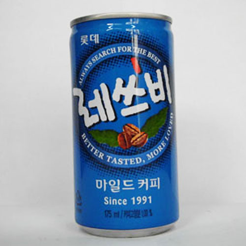 咖啡饮料/韩国进口lotte乐天来仕必咖啡175ml 听装/特价促销3.5元 咖啡饮料/韩国进口lotte乐天来仕必咖啡175ml 听装/特价促销3.5元