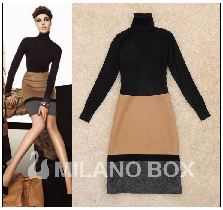 【高领<em>毛衣</em>连衣裙】_女式高领<em>毛衣</em>编织图解_