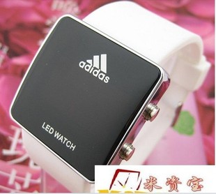  阿迪达斯adidas手表 LED手表 新款 流行时尚 电子表