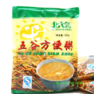  5袋包邮 五谷方便粥 北大荒 早餐食品 5种粮食 健康营养 速食粥