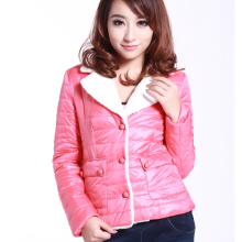 2011冬 <span class=H>亮面</span>保暖小棉衣短款棉服外套 女 韩版 2011