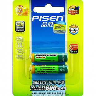 品胜 充电电池 800毫安(mAh) 7号 AAA  （2粒装）镍氢充电电池