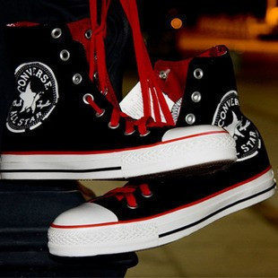 七天无条件退换 匡威CONVERSE 帆布鞋  百年纪念 高帮  2双包邮