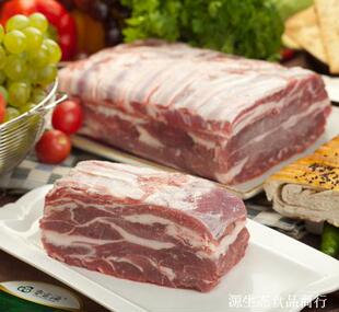  鲁富源羊肉-排酸青山羊肉，羊排砖肉  1.8斤 （新鲜羊肉 生羊肉）