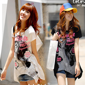 Amoy gold autumn and winter of 2012 the new new fat mm large yards loose women loose thin short-sleeved