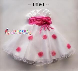  舞蹈裙公主裙儿童连衣裙儿童裙子女童纱裙吊带裙花童礼服裙蛋糕裙