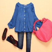 Amoy gold 2012 new spring and summer a short paragraph of the Korean Women's Round Neck Sleeve loose solid color chiffon ...