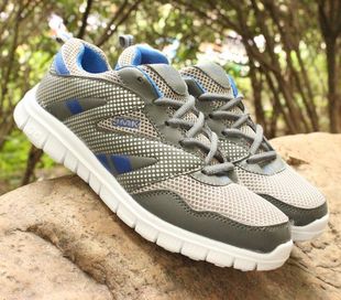  特价 男士网鞋休闲运动鞋网布面男式跑步鞋透气男鞋子 春秋款处理
