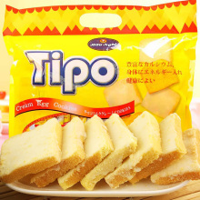 特价越南进口零食 正宗tipo白巧克力面包干 鸡蛋饼干 面包片 300g