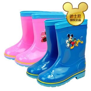  专柜正品迪士尼雨鞋儿童雨靴儿童雨鞋米奇雨鞋维尼雨靴2色选
