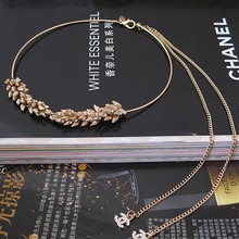 trigo Chanel collar (oro)