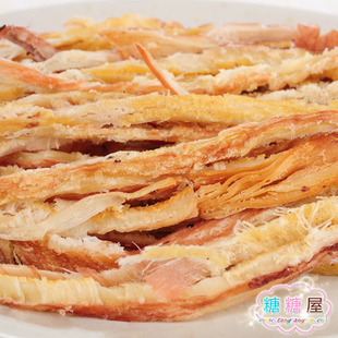  糖糖屋零食特产台湾现烤拉松鱿鱼丝用味道说话250g