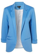 英國代購 <span class=H>Top</span><span class=H>shop</span> Asos MissSelfridge boyfriend糖果藍西裝