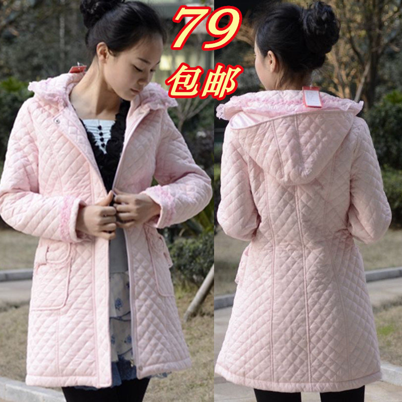 包邮艾菲尔专柜正品2011冬装新款阿依莲淑女修身韩版棉衣棉服外套