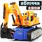 上下架计划:夏天儿童玩具工程车 男孩子小礼物 带灯光音乐万向挖土机挖掘机